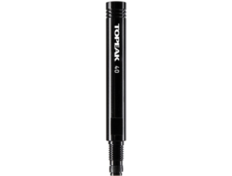 Tubo Extensor de Válvula Presta 40 Mm 2 Unidades Prateadotopeak