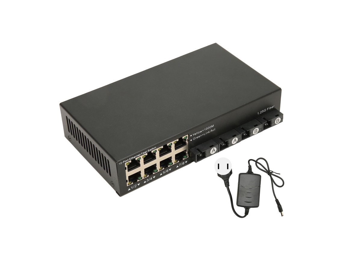 Switch Ethernet LAXISCREED Bidi Wdm Fibra Óptica Sc