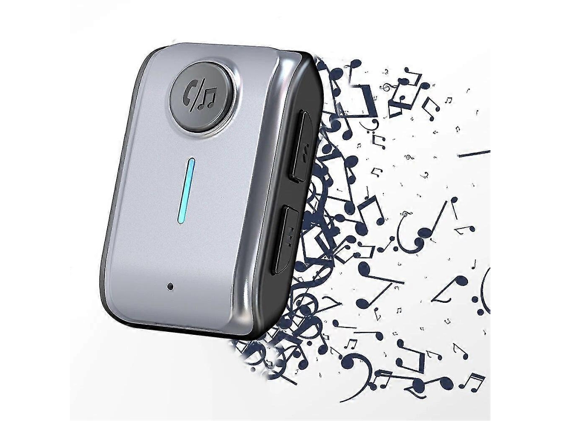 Adaptador inalámbrico para coche, transmisor y receptor Bluetooth 5.3, compatible con conector de 3,5 mm, para TV, PC y auriculares. Rosewell