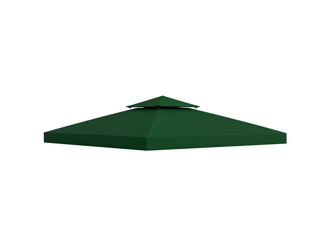 VPMKP - Cubierta de sustitución Outsunny, toldo, 3x3 m, verde oscuro S/MARCA