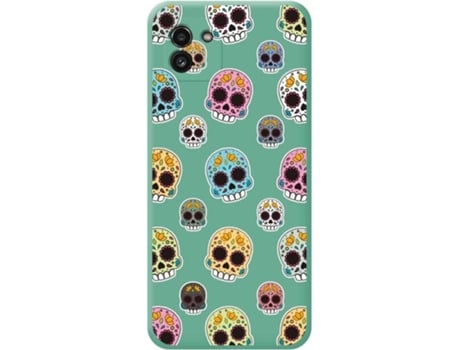 Carcasa para Samsung Galaxy A03 TUMUNDOSMARTPHONE Silicona Líquida Dibujos Verde