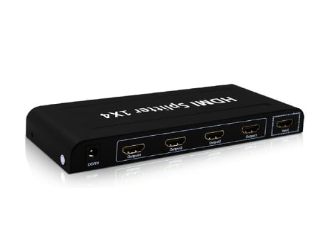 Divisor, Splitter HDMI 1x4 YATEK YK-0104A2 con resoluciones de hasta 4k x 2k 1.4