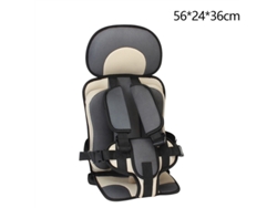 Asiento EIFSON para coche ajustable para la seguridad del bebé (beige-gris)