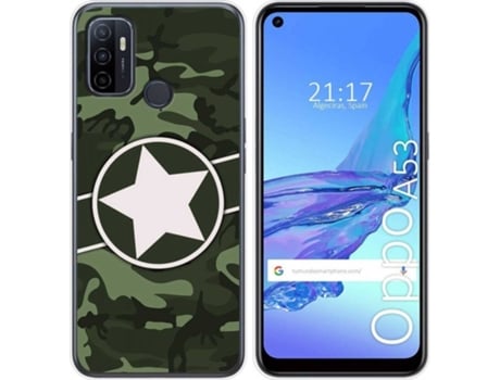 Carcasa Oppo A53 / A53s TUMUNDOSMARTPHONE Camuflaje 01 Multicolor