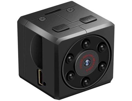 Mini Cámara Portátil ENKERS 1080P HD Negro (9128607406610)