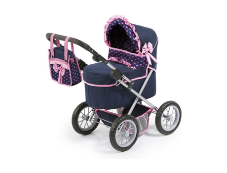 Accesorios REIG Cochecito para Muñecas 45 Cm Azul Marino (Edad Mínima Recomendada: 3 años)