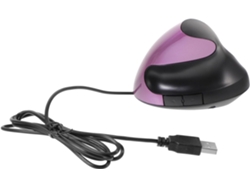 Ratón Usb Vertical Ergonómico Con Reposamuñecas Integrado Y 5 Botones Con Cable.