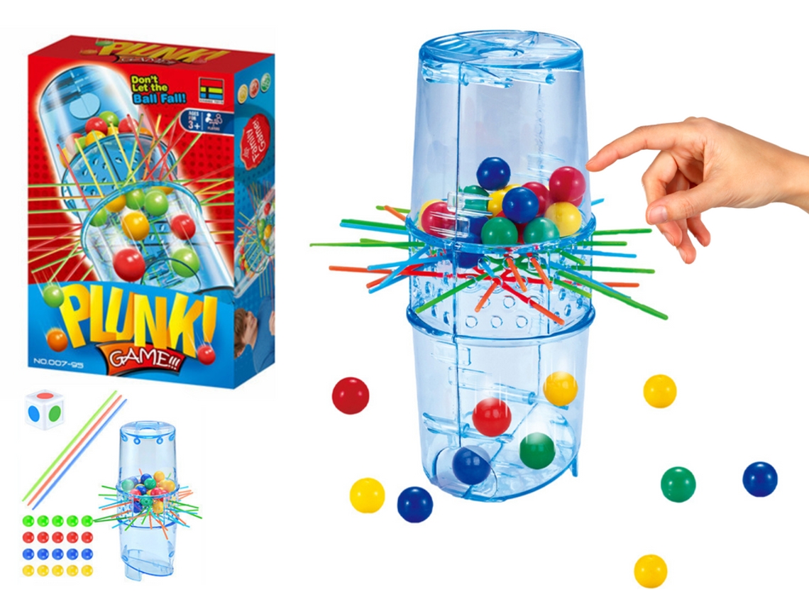 Juego de arcade Bolas que caen Torre Sticks B.active
