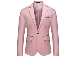 Chaqueta informal para hombre Mystdiy 2026 con un botón y solapa en el cuello, de estilo juvenil y elegante.