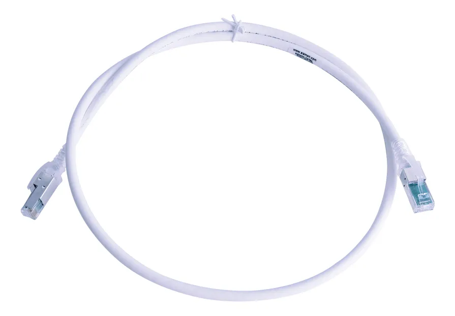 Patch Cord Z-max Cat6a S/ftp Cm/ls0h 3ft Blanco Zm6a-s03-02b