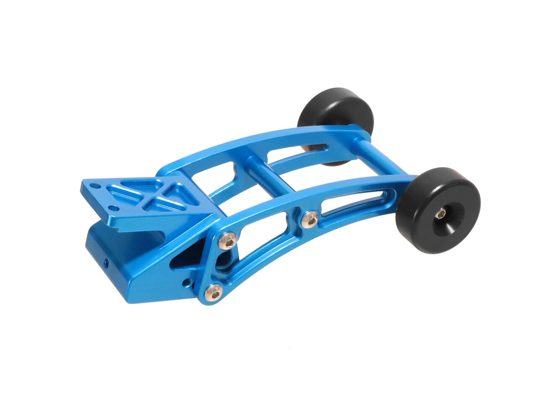 Azul Cielopiezas Metálicas Mejoradas 1/14 14209 14210 Cabezal Jaula Antivuelco Cnc Rueda Ajustable Accesorios