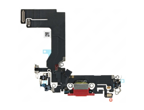 Conector Carga Lightning Micrófono iPhone 13 Mini Recambio Rojo CLAPPIO