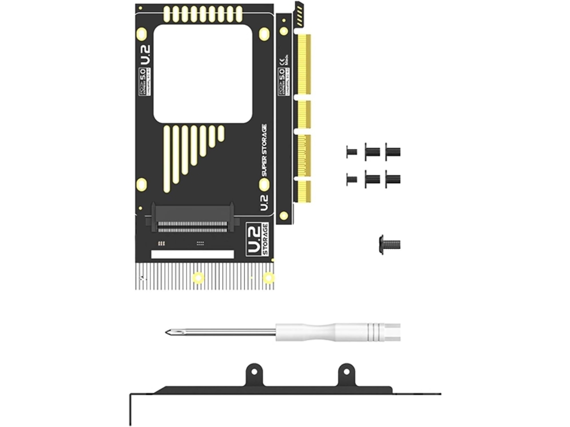Tarjeta Adaptadora Pcie 5.0 A U.2 Sff 8639, De Alta Velocidad, Ancho De Banda De 128 S, Para Solución De