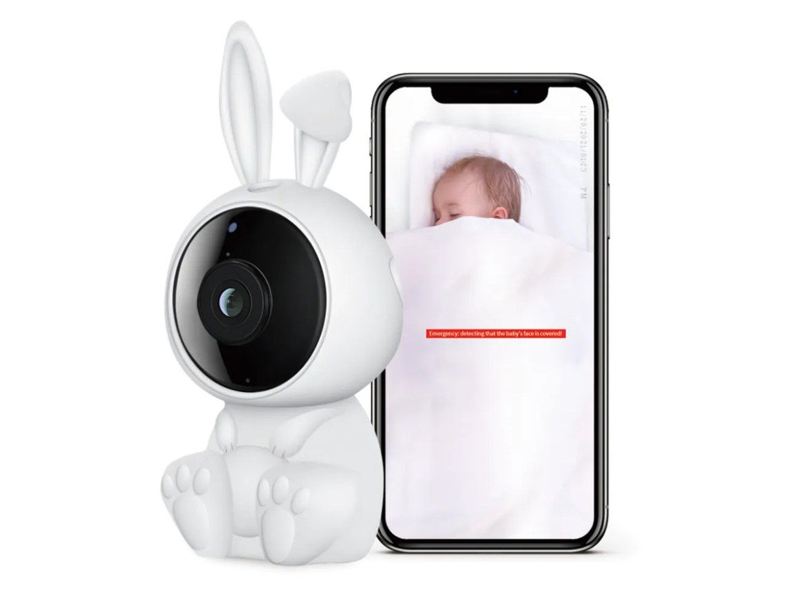 Intercomunicador Para Bebé Digitallab Bem2 Wifi 1080p Branco