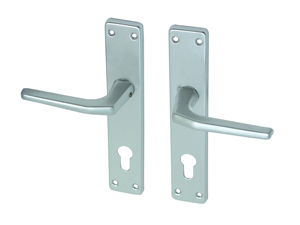 Tirador De Puerta En Aluminio Escudo Pc85 Modelo Recto WOVAR