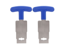 2 Herramientas De Acero Inoxidable Para Extraer Tapones De Piscina Con Mango De Goma Para Sp1419a Sp1419e