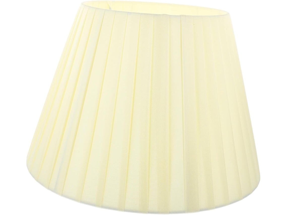 Lámpara De Mesa Plisada De Tela, Ideal Para Dormitorio Y Sala De Estar.