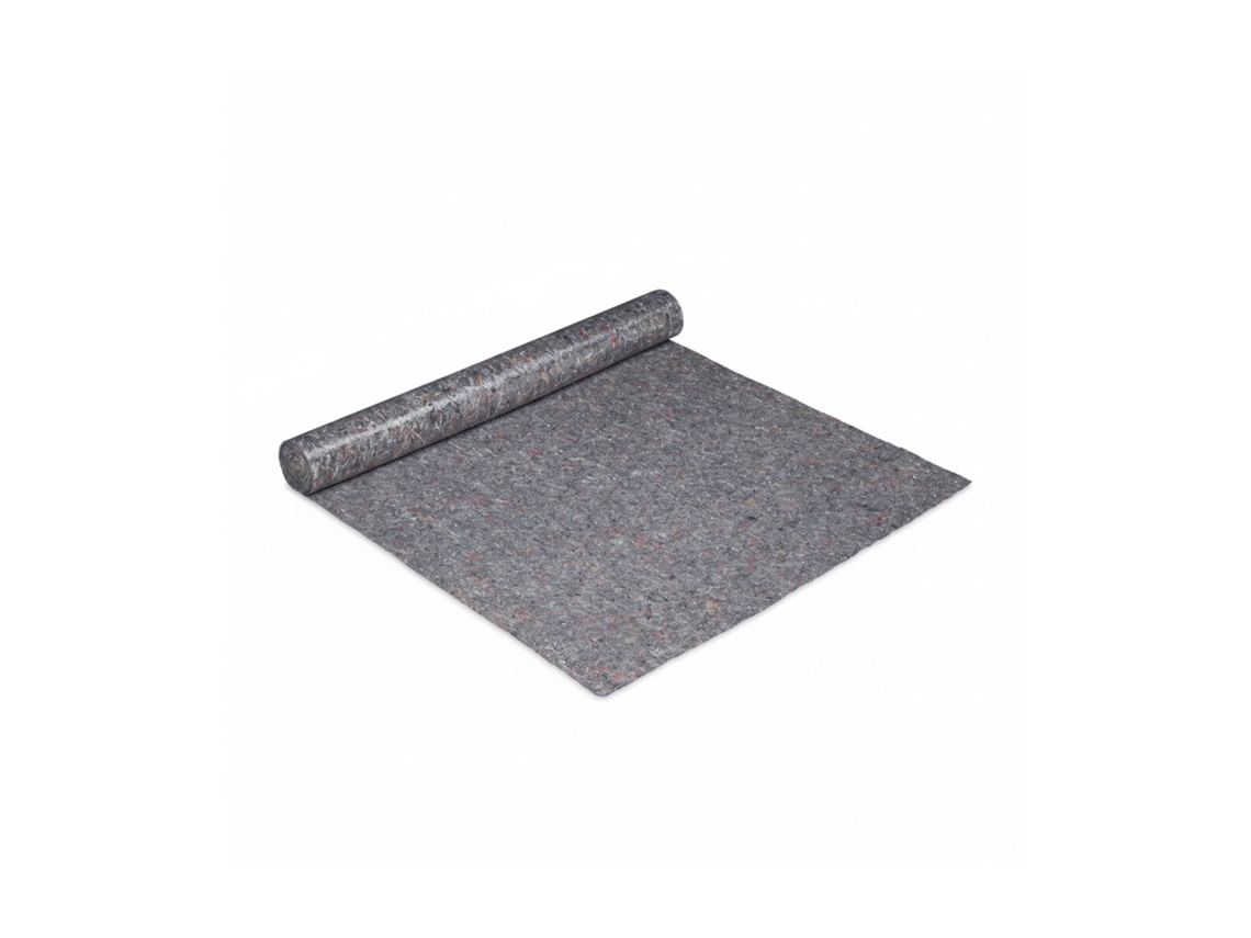 Velo De Pintor Relaxdays, Rolo De Proteção, 1 M X 25 M = 25m², Antiderrapante, Impermeável, 180g/m², Pintura, Cinza