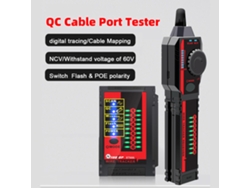 Probador De Cables De Red Portátil Et606 Con Prueba Poe, Rastreo Y Verificación De Emparejamiento.