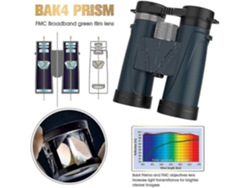 Potentes binoculares profesionales 12x42 con prisma Bak4 y lente FMC Light Gusshious