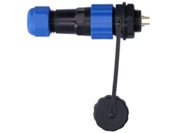 Conector de cable duradero, estable y seguro para máquinas programadas de 2 pines