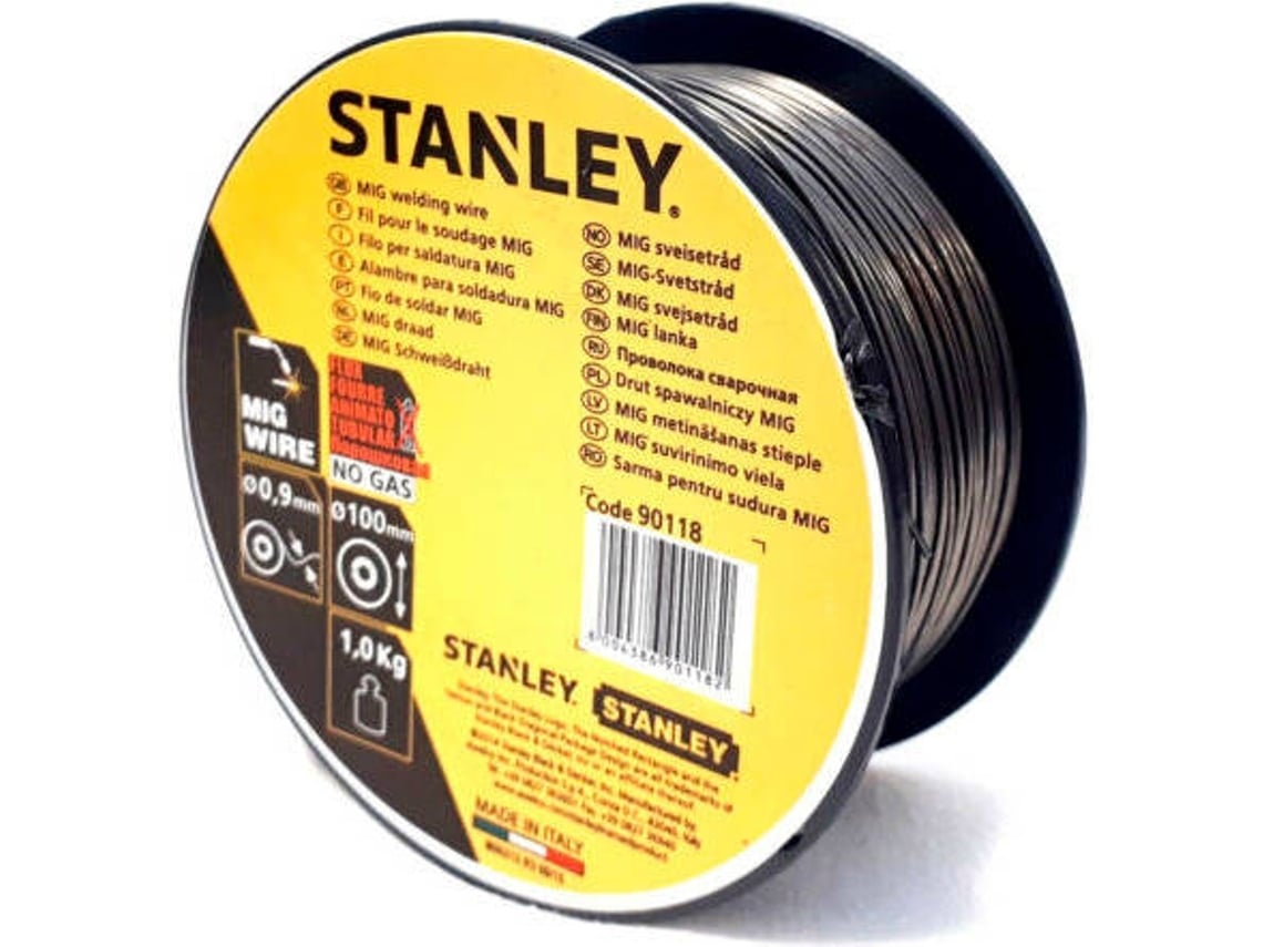 Cable STANLEY WELDING Alambre De Soldar Tubular Flux (0 9 mm 100 mm 1 0 Kg)
