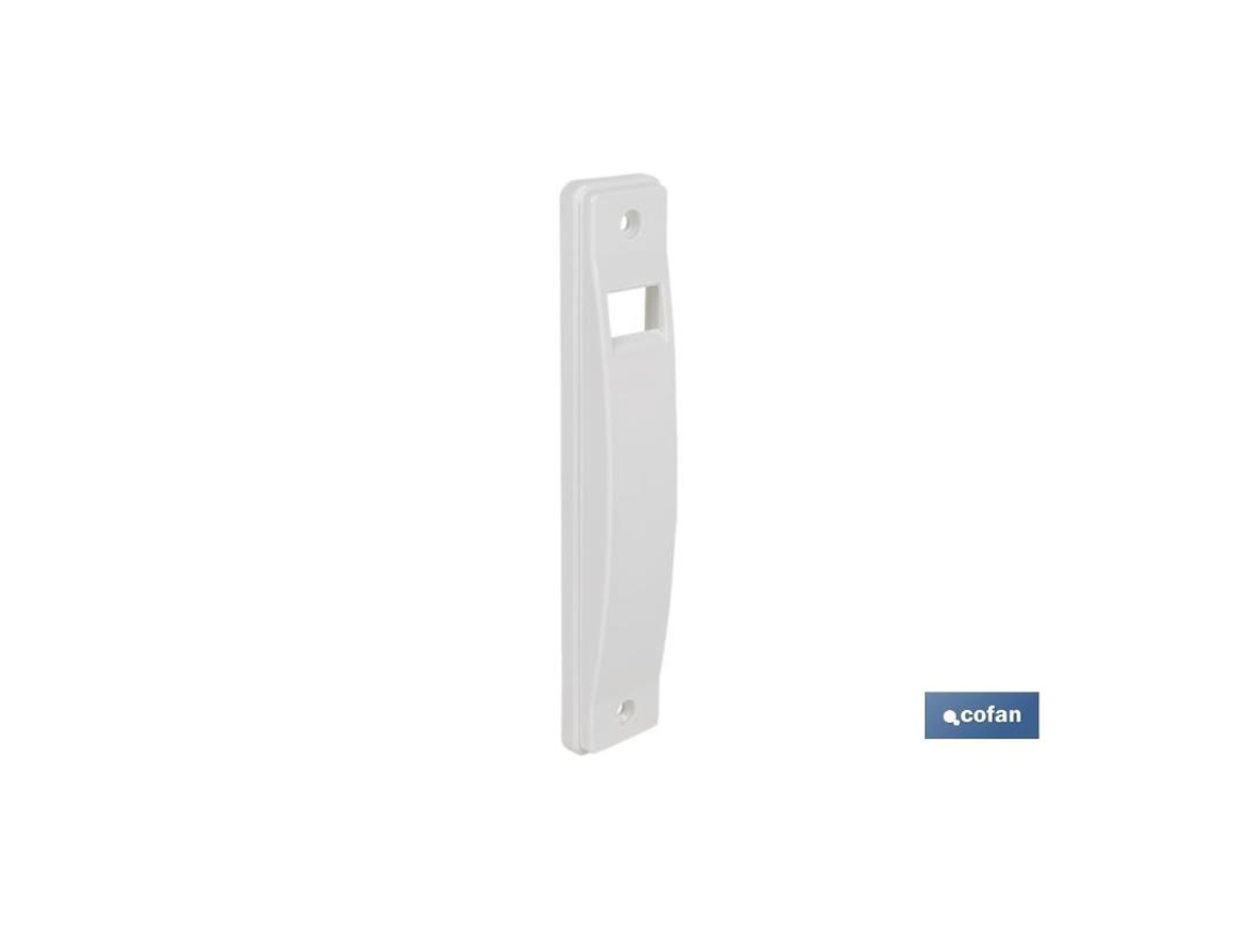 Embellecedor blanco recogedor persiana 20 mm venta unitaria