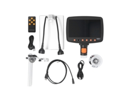 Microscopio digital portátil con soporte y control remoto infrarrojo inalámbrico