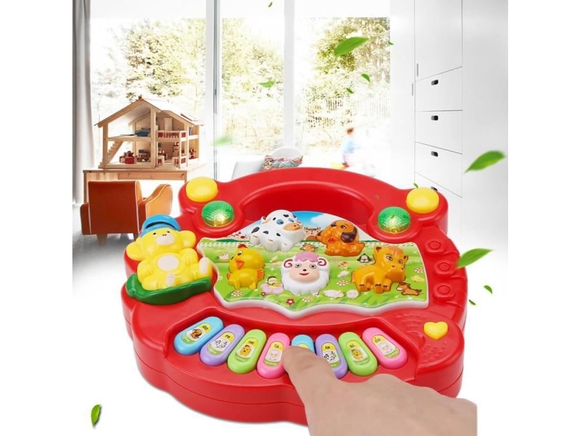 Brinquedos Musicais Para Bebês, Brinquedos Musicais De Mímica Para Bebês, Instrumentos De Piano, Presentes Para Niños, Rojo*