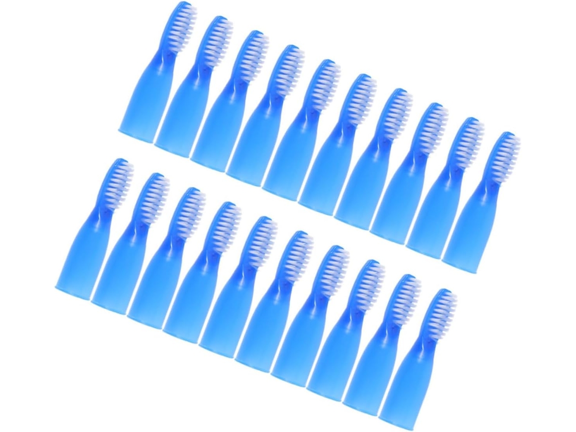 Juego de 20 cepillos de dientes para prisioneros, cepillos de dientes cortos, mini cepillos de dientes, suministros Slowmoose