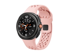 Correa para Samsung Galaxy Watch 8 / 8 Classic - Silicona negra con hebilla invertida de estilo clásico