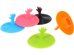 Juego De 5 Tapones De Silicona Impermeables De Colores Para Fregaderos De Cocina Y Lavabos De Baño,