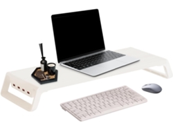 Soporte elevado para monitor con 4 puertos USB - Accesorios de oficina - SFUSHOS