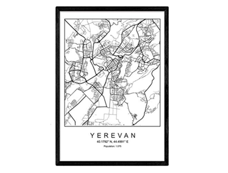 Lámina NACNIC Mapa Yerevan (A3)
