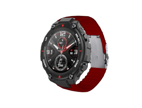 Correa Silicona Líquida para Amazfit T-Rex 2 Vino