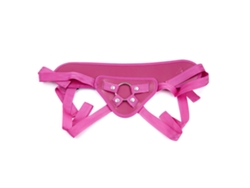 Arnés De Cuero Pu Para Dildo Ajustable Ergonómico Suave Para Pareja Lésbica Color Rosa Rojo