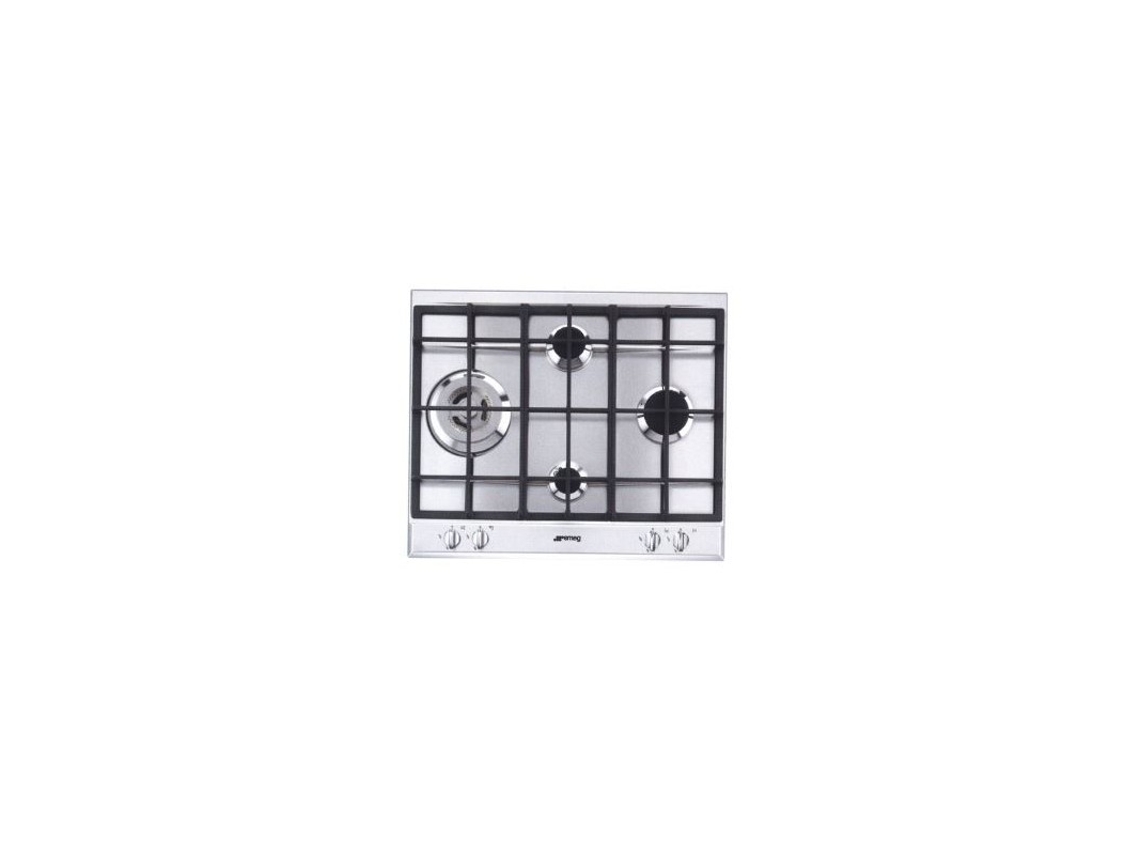 Placa de Gas SMEG SLR64SGH (Gas - 62 cm - Inox)