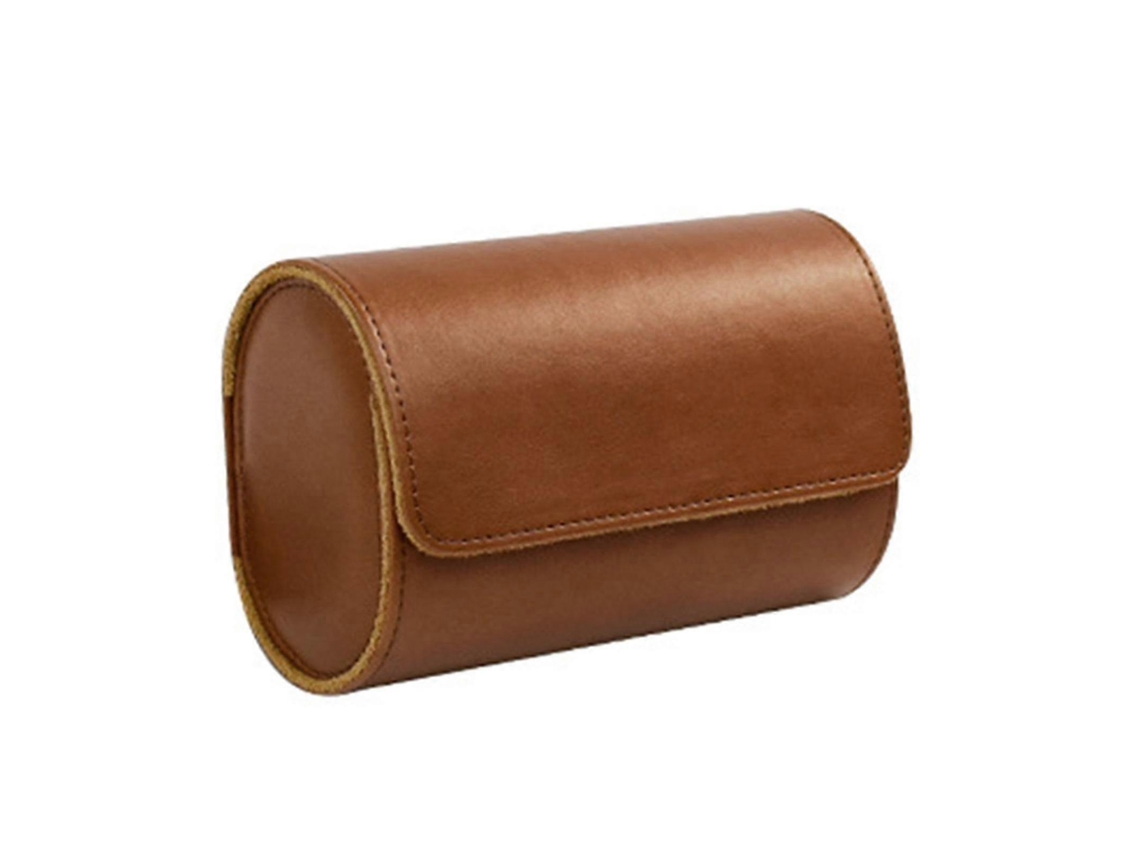Mini organizador de joyas de cuero sintético, estuche de viaje portátil. Hengjian