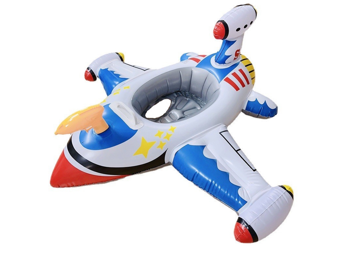 Juguetes de piscina flotantes con lanza de agua, flotador inflable para niños de 3 a 8 años