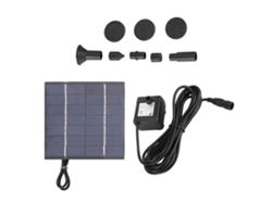 Kit De Fuente Solar Sumergible De 1,4 W Con 5 Boquillas Para Estanques, Piscinas Y Jardines.