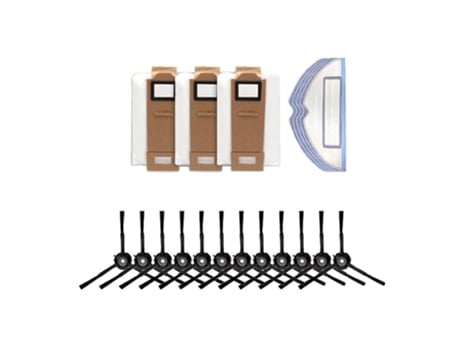 20 peças para roborock g10/t7splus/s7 escova lateral escova rolante caixa de pó