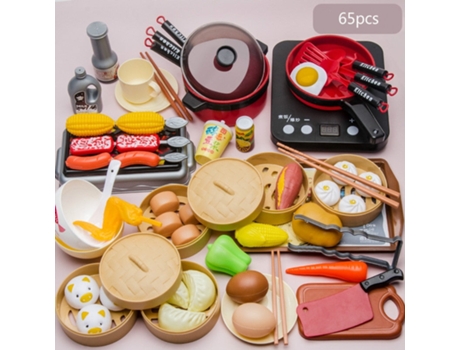 Vapor de La Cocina, Juguete Determinado de La Simulación de La Cocina de Inducción Del Bollo Para 65 Piezas