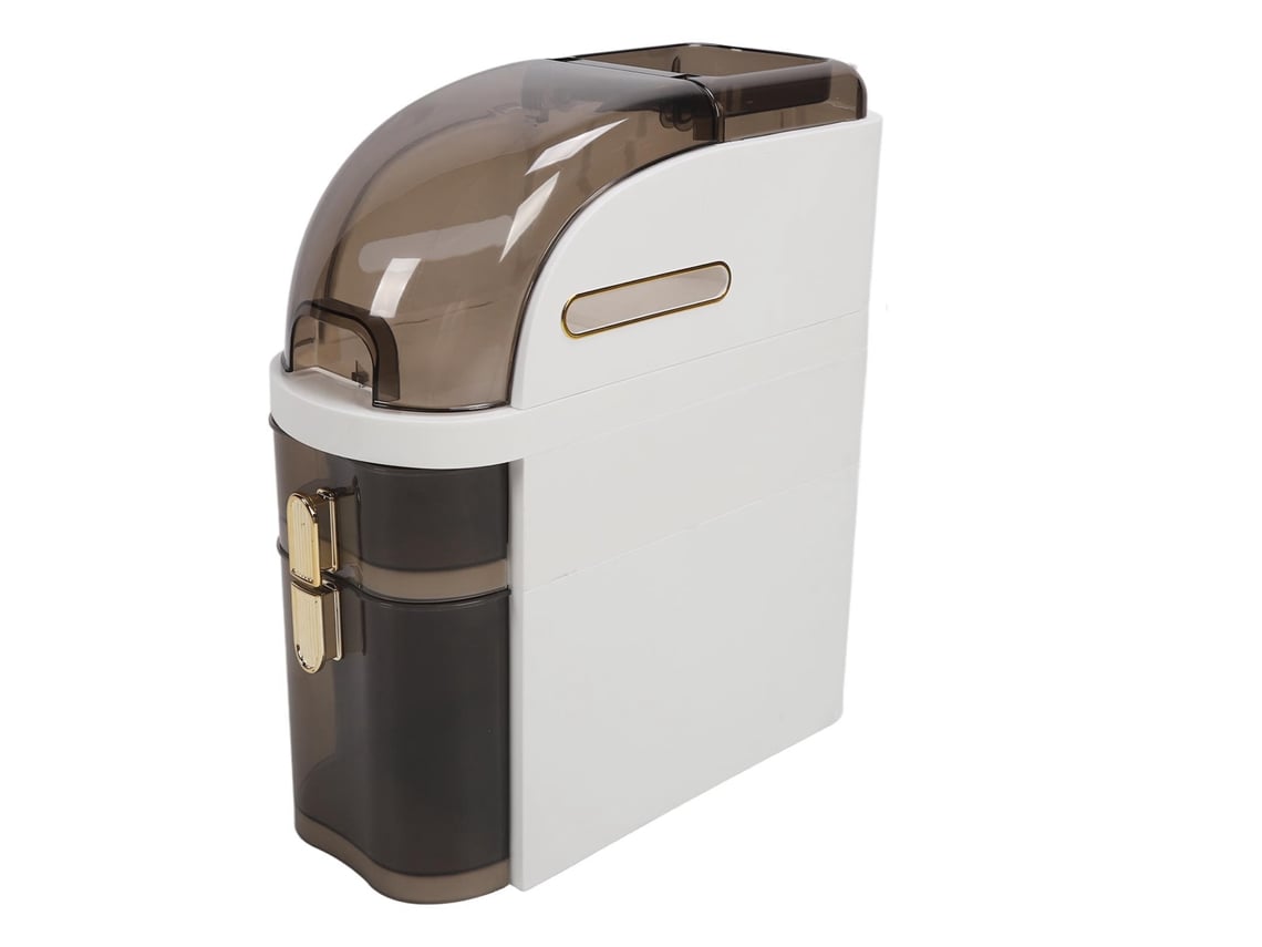 Cajones transparentes para espacios pequeños, gabinete alto y estrecho, unidad de almacenamiento vertical con costuras delgadas para baño y cocina