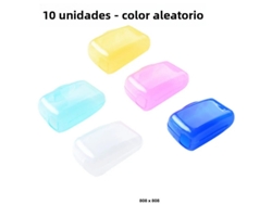 Juego de 10 estuches portátiles para cepillos de dientes con toallero y funda para cabezal de cepillo MDUG