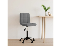 Silla De Oficina Giratoria De Terciopelo Gris Oscuro