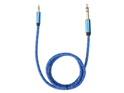 Cable De Audio Estéreo De 3,5 Mm Macho A 6,35 Mm Macho Para Amplificador, Guitarra Eléctrica, 1 M