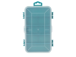 Caja De Embalaje Portátil Con Almacenamiento Bilateral Y Tapa Transparente Para Componentes Y Piezas Electrónicas (verde)