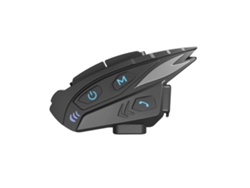 Intercomunicador Bluetooth para motocicleta para 2 usuarios, alcance de 1000 m, compartir música, reducción de ruido CVC, radio FM, I Ikikso