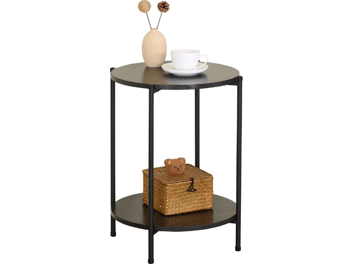 Mesa auxiliar metálica de 56 x 40 x 31 cm VENPRODIN