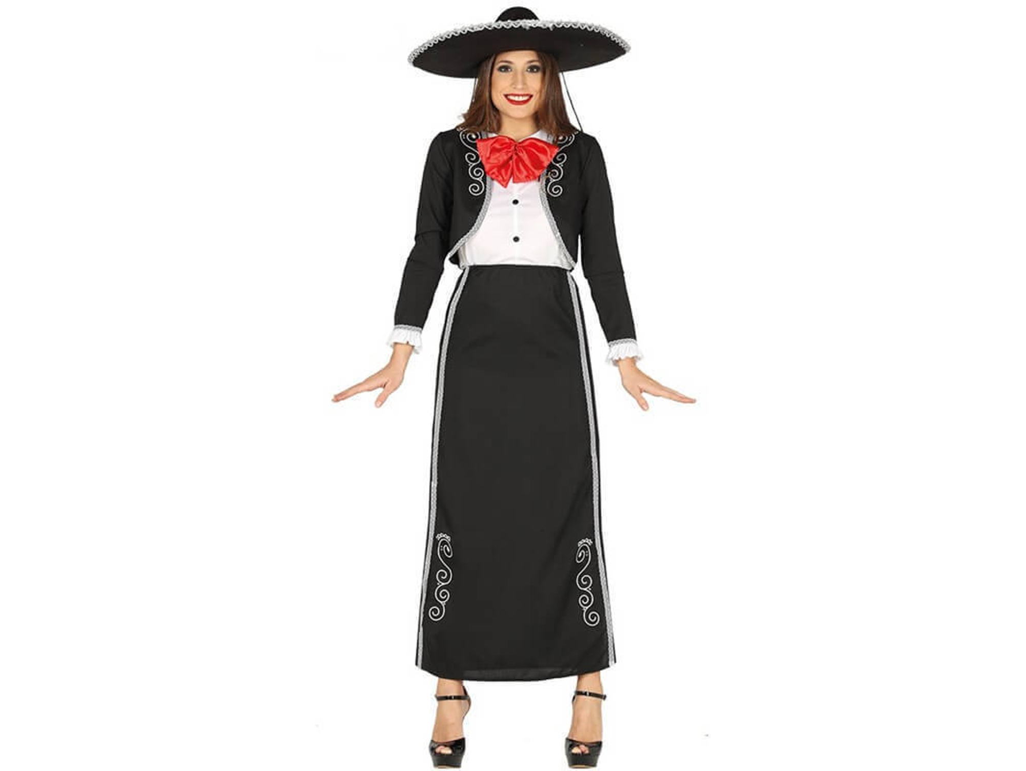 Disfraz de Mujer DISFRAZZES Mariachi Mexicano (Talla: M)